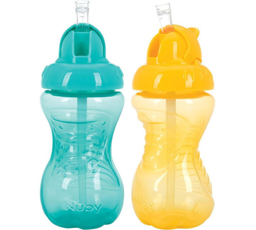 nuby nv04027 cana cu pai no-spill pp (4 luni +) 360 ml.