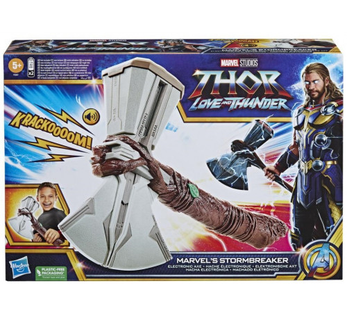 avengers f3357 set de joc "ciocanul electronic thor’s stormbreaker"