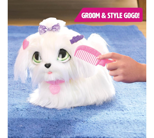 furreal friends 28119 Интерактивная игрушка "Щенок Гого на прогулке "