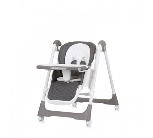 chipolino scaun și leagăn pentru copii 2 &icirc;n 1 "milk shake" sthms02401as ash gray