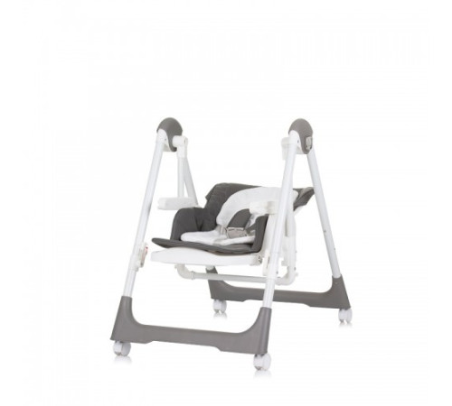 chipolino scaun și leagăn pentru copii 2 &icirc;n 1 "milk shake" sthms02401as ash gray