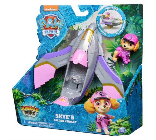 spin master 6067778 mașină cu figurină "paw patrol, jungle" în sort.