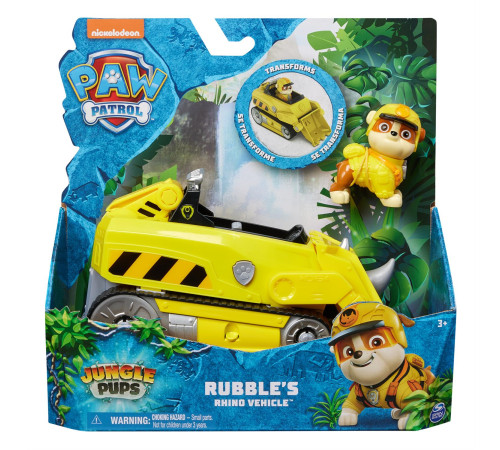 spin master 6067778 mașină cu figurină "paw patrol, jungle" în sort.