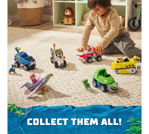spin master 6067778 mașină cu figurină "paw patrol, jungle" în sort.
