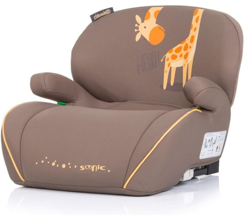 chipolino Бустер i-size isofix "sonic" sdksn02504gi (125-150 см.) giraffe