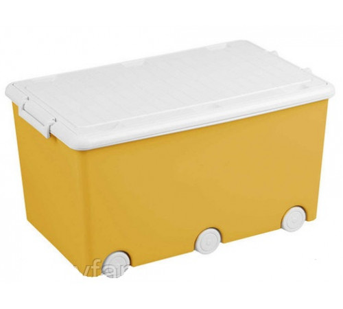 tega baby container pentru jucarii pw-001-124 dark yellow