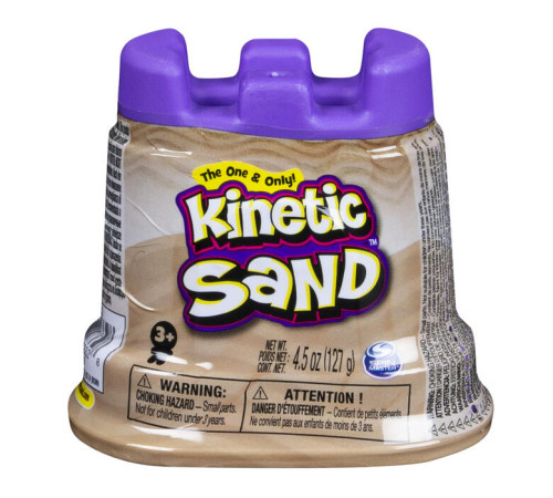 kinetic sand 6059169 Контейнер с кинетическим песком "Замок" (127 гр.) в асс.