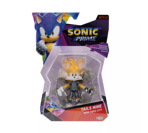 sonic the hedgehog 419114  figurina articulata "sonic" w1 (13 cm) in sort.