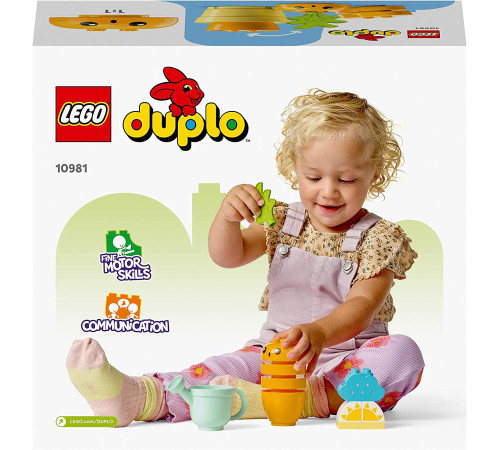 lego duplo 10981 constructor "primul meu morcov &icirc;n creștere"(11 el.)