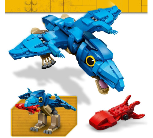 lego jurassic world  77977 constructor "pui de dinozaur: pteranodon" (373 el.)