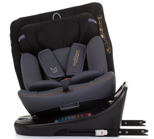 chipolino scaun auto "i-size isofix motion" stkmot02401ob (40-150 cm.) negru