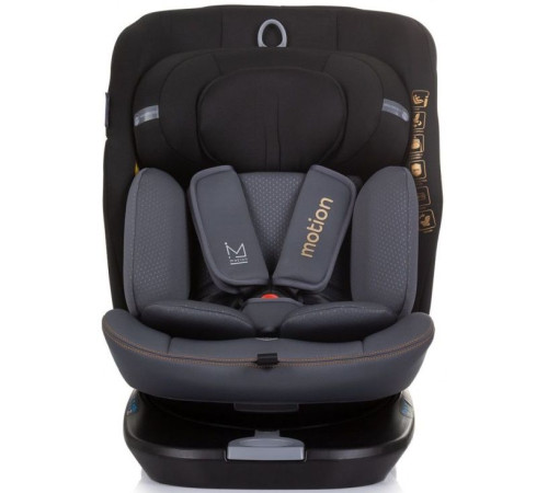 chipolino scaun auto "i-size isofix motion" stkmot02401ob (40-150 cm.) negru