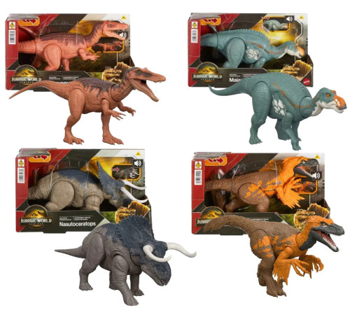 jurassic world jgb87 Фигурка динозавра "Опасное рычание" (в асс.)