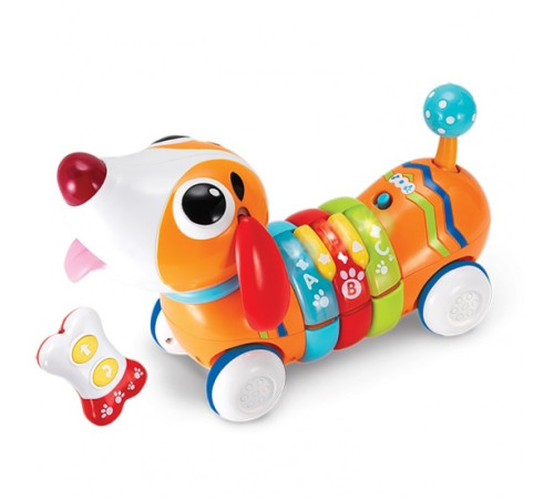 winfun 001142 jucarie interactiva cu rc sunete si lumini "cățeluș"