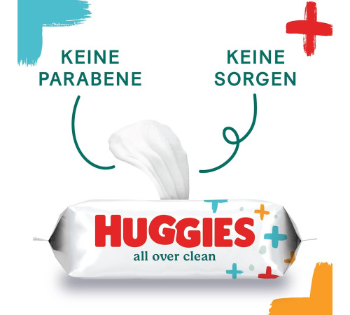 huggies Влажные Салфетки all over clean (56 шт.)