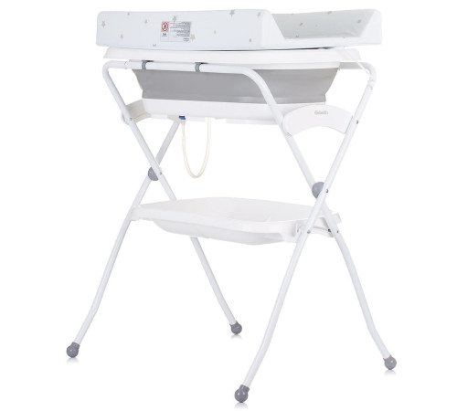 Chipolino Пеленальный столик с ванной "Fiore" SHVFI0241GY серый  chipolino Пеленальный столик с ванной "fiore" shvfi0241gy серый