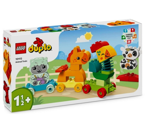 Детский магазин в Кишиневе в Молдове Lego Duplo 10412 Конструктор "Поезд с животными" (19 дет.)  lego duplo 10412 Конструктор "Поезд с животными" (19 дет.)