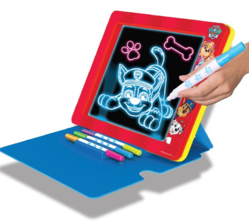 spin master 5119di Детский неоновый планшет для рисования "paw patrol  premium glow pad"