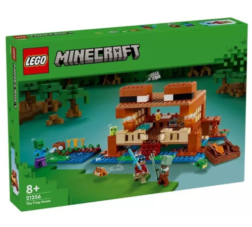  lego minecraft 21256 Конструктор "Лягушачий дом" (400 дет.)