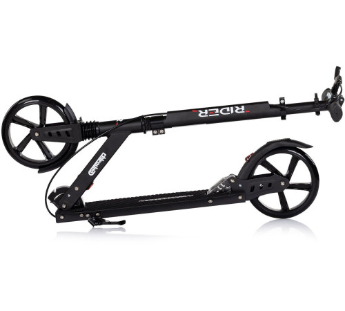 chipolino dsrid0261bk trotinetă cu fr&acirc;nă de m&acirc;nă "rider" (8+) negru