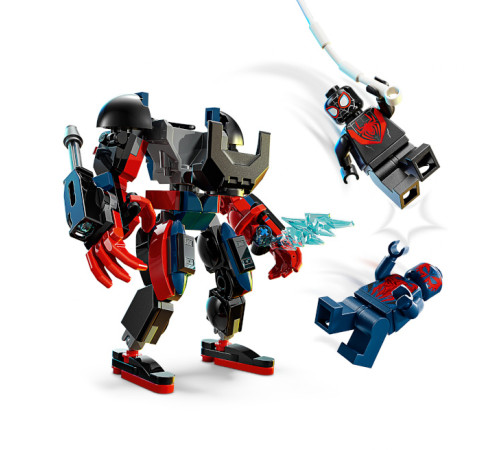 lego marvel 76337 constructor "miles morales mech vs. spider-man" (135 el.)