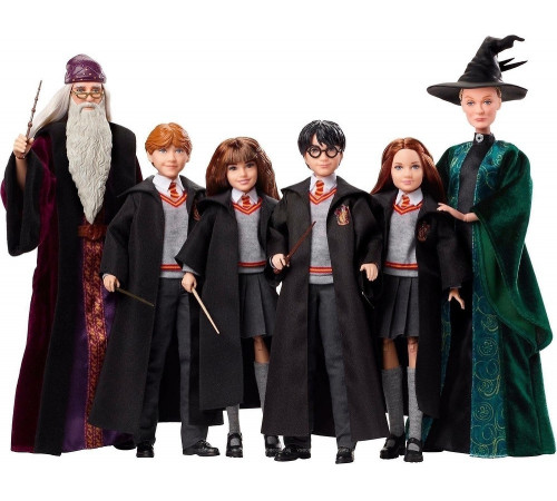 mattel harry potter gcn30 figurină a eroului din filmul "harry potter" în sort.