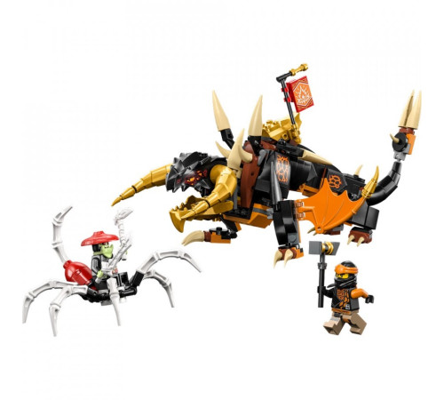 lego ninjago 71782 Конструктор "Земляной дракон Коула evo" (285 дет.)