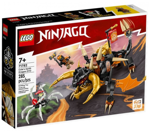  lego ninjago 71782 constructor "dragonul de pământ a lui cole evo" (285 el.)