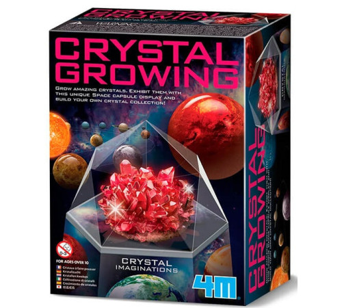  4m 00-03929 set pentru creșterea cristalelor "crystal imagination" rosu