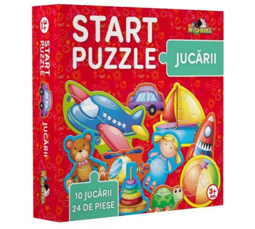  noriel nor5342 Пазлы start puzzle 4-в-1 "Игрушки"