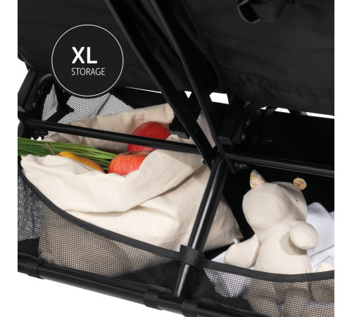 hauck Коляска для двойни swift x duo black