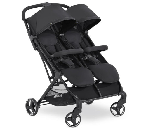 hauck Коляска для двойни swift x duo black