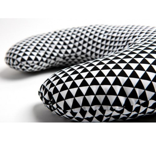 womar zaffiro Подушка для кормления 140 comfort exclusive черно-белые треугольники