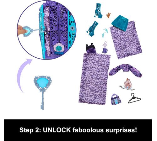 monster high hyt74 setul surpriză mysteries "secretele lui twyla"
