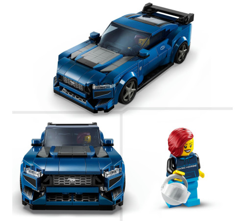 lego speed champions 76920 constructor "mașină sport ford mustang dark horse" (344 el.)