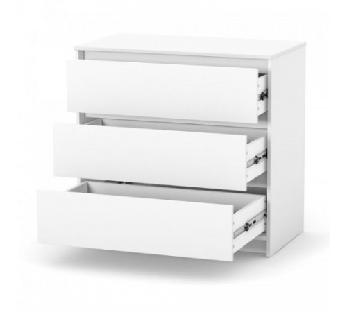 set mobilier pentru copii veres bern oval (pătuț + comodă + dulap)