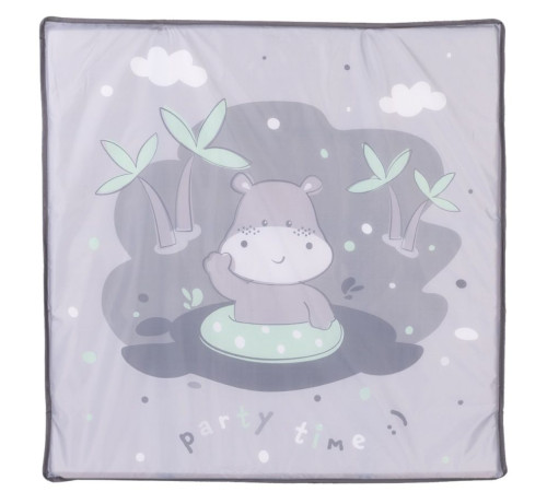chipolino Манеж квадратный "pop up" hippo koipop252hi серый
