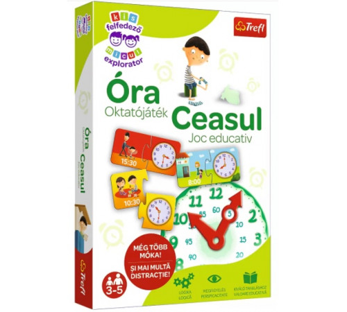 Jucării pentru Copii - Magazin Online de Jucării ieftine in Chisinau Baby-Boom in Moldova trefl 01986 joc de masa "ora/ceasul. little explorer"