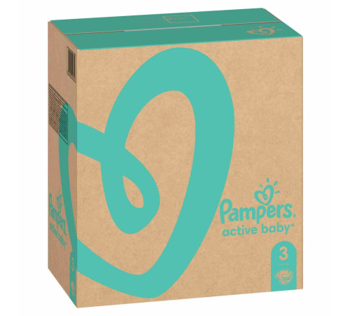 pampers active baby 3 (6-10 кг.) 208 шт.