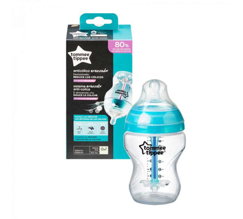 tommee tippee tt0020 biberon "advanced anti-colic"(0 luni+) 260 ml.