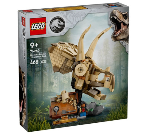  lego jurassic world 76969 constructor "craniul triceratops" (468 el.)