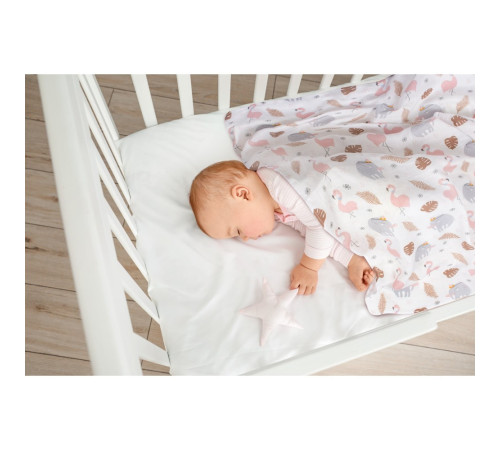 sevi 319 cuvertură organic muslin (120х100 cm.) in sort.