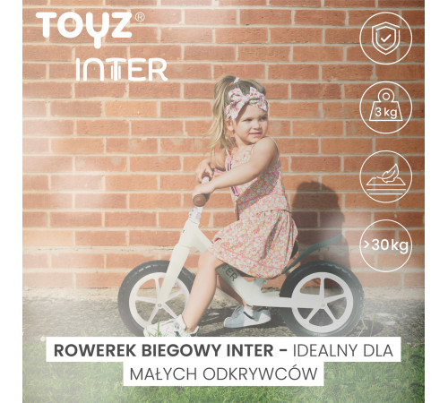 toyz-02541 bicicletă de echilibru "inter" (mint)