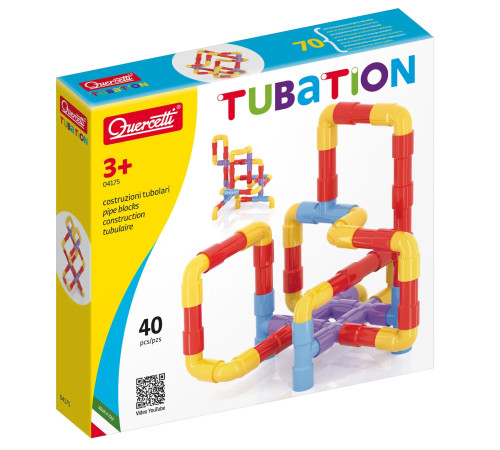  quercetti 4175 constructor de tube "tubation" (40  el.)