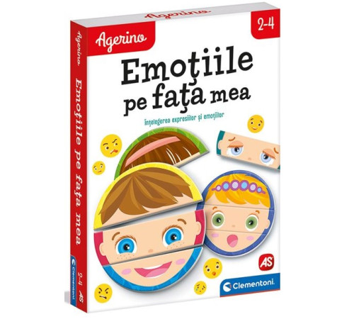 as kids 1024-50911 Развивающая игра agerino "Эмоции на моем лице" (рум.)