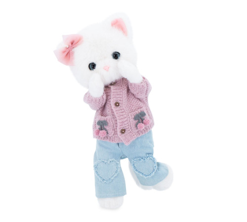 orange toys lk01/07 jucărie de pluș "lucky kitty sophie: knitted cherries" (38 cm)
