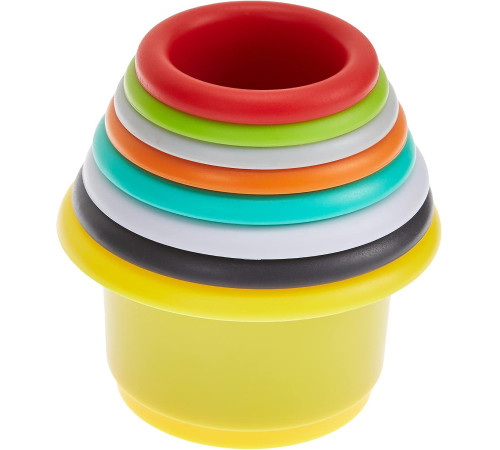 infantino 216270 Детские развивающие стаканчики-пирамидка "stack &rsquo;n&rsquo; nest cups"