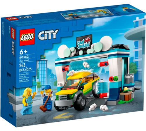 Детский магазин в Кишиневе в Молдове lego city 60362 Конструктор "Автомойка" (243дет.)