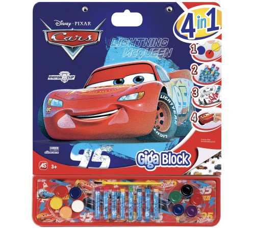  as kids 1023-62738 set de desen 4 în 1 „giga block cars”
