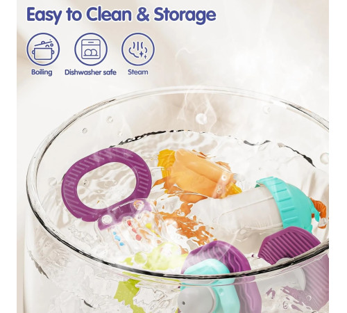 hola toys ha7900 set de jucării gingivale "sport" (5 buc.)